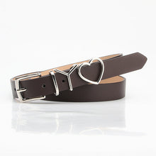 Load image into Gallery viewer, Fashion Trendy Fashion Joker Letter Iy Heart Buckle Decorative Suit Clothes Pant Belt