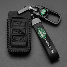 Load image into Gallery viewer, Leather Car Key Sleeve For Land Rover Evoque Discovery Velar Guard Car