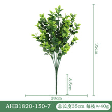Load image into Gallery viewer, 10PCs Simulation Green Plant Handlebar Bundle Plastic Artificial Plant Wedding Outdoor Home Crafts