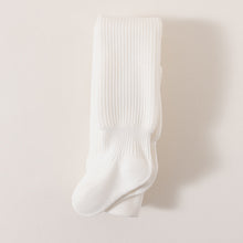 Load image into Gallery viewer, Girls' Winter Pantyhose Thick Outer Wear One-Piece Fleece Thickened Coaster Vertical Bar Leggings
