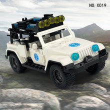 Load image into Gallery viewer, X019 White Recovery Vehicle Children's Assembled Small Particle Building Blocks Toy