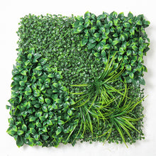 Load image into Gallery viewer, Artificial Combination Plant Wall Background Wall Decoration UV-Resistant Milan Lawn Plastic Fake Green Plants Wall