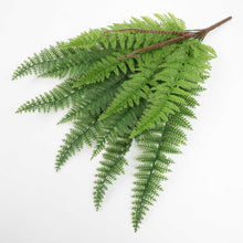 Load image into Gallery viewer, Artificial Fern Green Plant Simulation Persian Grass Plant Wall Engineering Landscaping Home Gardening Fake Grass