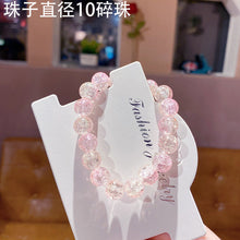 Load image into Gallery viewer, Broken Beads Ice Transparent Two-Color Bracelet Student Hand Toy Bracelet Whole Girlfriends' Gift Children's Day Small Gift Pliable Temperament
