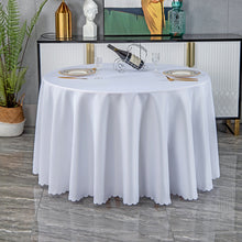 Load image into Gallery viewer, round Solid Color Tablecloth Wedding Banquet Tablecloth Simple Decorative Tablecloth