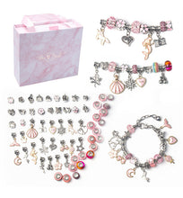 Load image into Gallery viewer, Ocean Blue Crystal Bracelet Children's Set DIY Retro Bracelet Exquisite