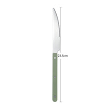 Load image into Gallery viewer, French Tableware Steak Knife and Fork Spoon Tea Spoon 4-Piece Set Western Food Knife, Fork and Spoon Suit