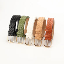 Load image into Gallery viewer, Belt Fashion Woven Pattern Pin Buckle Belt in Stock Whole All-Match Decorative Belt Jeans Strap