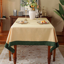 Load image into Gallery viewer, Solid Color Tablecloth American Western-Style Dining Table Fabric Rectangular Desk Cloth Nordic Solid Color Tablecloth Coffee Table Cloth