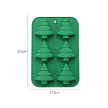Load image into Gallery viewer, Christmas Silicone Mold Christmas Tree Gingerbread Man Mold Cookie Candy Mold