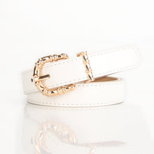 Load image into Gallery viewer, Alloy Pin Buckle Casual All-Match Pu Thin Belt Clothing Matching Belt Jeans Strap