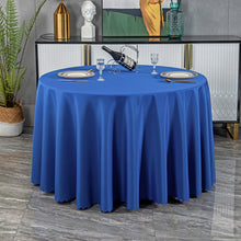 Load image into Gallery viewer, round Solid Color Tablecloth Wedding Banquet Tablecloth Simple Decorative Tablecloth