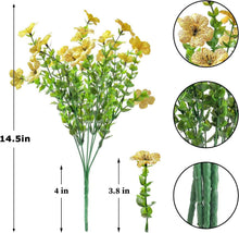 Load image into Gallery viewer, Artificial Flowers Violet Seven-Fork Spring Grass Flower Suitable for Indoor and Outdoor Simulation Green Plant Bouquet