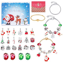 Load image into Gallery viewer, Blind Box Children's Bracelet Christmas Advent Portable 24 Grid DIY Bracelet Blind Box