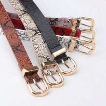 Load image into Gallery viewer, Belt Serpentine Belt Fashion Simple Jeans Pant Belt Ins Style Women's Belt Belt