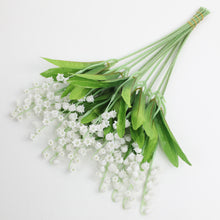 Load image into Gallery viewer, 20Pcs simulated green plant lily of the valley wedding artificial bouquet home decoration flower
