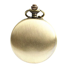 Load image into Gallery viewer, Flip Vintage Pocket Watch Necklace Quartz Pocket Watch Pocket Watch Glossy Pocket Watch