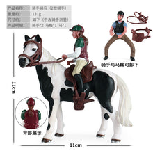Load image into Gallery viewer, Micro Landscape Scene Decoration Horse Farm Toy Cattle Shed Farm Animal Model Toys Simulation Fence Accessories Animal Sand Table Toy