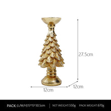 Load image into Gallery viewer, Christmas Tree Candlestick Home Restaurant Counter Desktop Holiday Atmosphere Decorations Candle Tray Ornaments