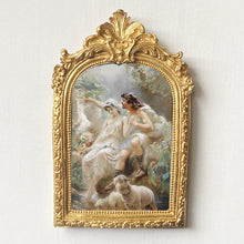 Load image into Gallery viewer, European Photo Frame Decoration Bedroom Decorative Photo Frame Golden Resin Photo Frame 6-Inch 7-Inch Wall Hanging Photo Frame