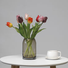 Load image into Gallery viewer, 5PCs PE Feel Tulip Artificial Flowers Desktop Simulation Flower