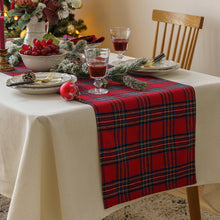 Load image into Gallery viewer, Christmas Festival Tableware Mat Heat Proof Mat Placemat Fabric Table Runner Tablecloth High Temperature Resistant