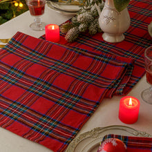 Load image into Gallery viewer, Christmas Festival Tableware Mat Heat Proof Mat Placemat Fabric Table Runner Tablecloth High Temperature Resistant