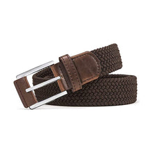 Load image into Gallery viewer, Men's Canvas Pin Buckle Belt Women's Woven Elastic Waistband Outdoor Tactics Belt