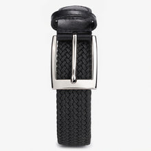 Load image into Gallery viewer, Spot 3.0cm Woven Belt Women's Simple Fashion All-Match Jeans Strap Punch-Free Elastic