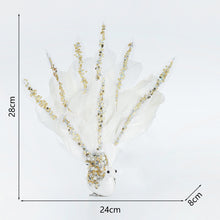 Load image into Gallery viewer, Christmas Tree Pendant Simulation Three-Dimensional Feather Peacock DIY Accessories