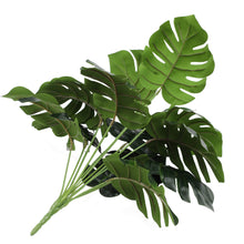 Load image into Gallery viewer, Artificial Green Plant Potted Flower Feel Leaf Artificial Monstera Leaf Home Decoration Plant Simulation Green Plant