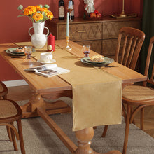 Load image into Gallery viewer, Velvet Table Runner Simple Solid Color Table Runner Wedding Party Dining Table Decorations Long Tablecloth