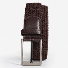 Load image into Gallery viewer, Belt Men's Thin Business Casual Pants with Youth All-Matching Breathable Woven Belt Men