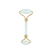 Load image into Gallery viewer, Facial Care Beauty Scraping Powder Crystal Double-Headed Roller Massager Jade Roller