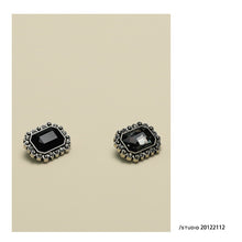 Load image into Gallery viewer, 5pcs/Set Rectangular Gem Diamond Button Metal Button Suit Jacket Buckle