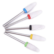 Load image into Gallery viewer, Nail Art Cone Ceramic Russian Nail Removal Pre-Treatment Dead Skin Removing Calluses Polishing and Polishing