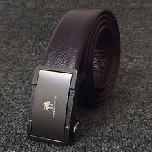 Load image into Gallery viewer, Men's Inner Automatic Buckle Leather Belt Pure Men's Business Belt