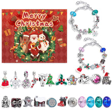 Load image into Gallery viewer, Blind Box Children's Bracelet Christmas Advent Portable 24 Grid DIY Bracelet Blind Box