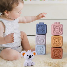 Load image into Gallery viewer, Infant Puzzle Building Blocks Cognitive Relief Square Soft Building Blocks Jenga Vinyl Building Blocks of Flexible Glue Toys