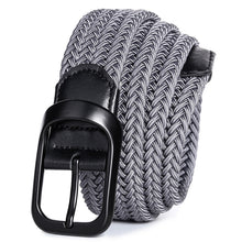 Load image into Gallery viewer, Youth Elastic Elastic Waistband for Men and Women Canvas Belt Elastic Woven Lengthened No Hole Jeans Strap
