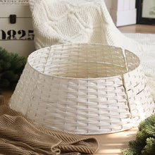 Load image into Gallery viewer, Christmas Tree Tree Skirt Base Fence Hand-Woven Christmas Tree Foot Decorations