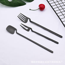 Load image into Gallery viewer, Creative Stainless Steel Hanging Cup Tableware Wall Hanging Knife, Fork and Spoon Coffee Spoon Cake Fork Fruit Fork Ice Spoon Can Be Hanging Cup Wall
