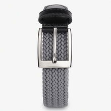 Load image into Gallery viewer, Spot 3.0cm Woven Belt Women's Simple Fashion All-Match Jeans Strap Punch-Free Elastic