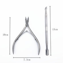 Load image into Gallery viewer, Nail Clippers Set Stainless Steel Peeling Barbed Manicure Implement