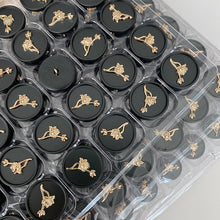 Load image into Gallery viewer, 5pcs/Set Metal Lotus Resin Bottom Double Button Garment Accessories