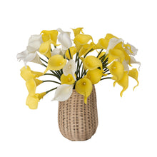 Load image into Gallery viewer, 10PCs Pu Mini Common Calla Artificial Flower Suitable for Wedding Bouquet Holder Decoration Artificial Flowers