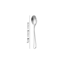Load image into Gallery viewer, Baike Steak Knife Thick 081 Series Stainless Steel Western Food Knife, Fork and Spoon Suit Dessert Fork Spoon