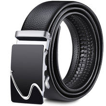 Load image into Gallery viewer, Men's Leather Belt Soft Leather Automatic Buckle Casual All-Matching Jeans Belt Men's Belt Belt