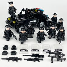 Load image into Gallery viewer, Jeep Black Special Police Doll Toy Weapon Shield Children's Small Particles Assembled Building Block Toys X001 Accessories