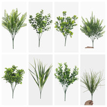 Load image into Gallery viewer, 10PCs Artificial Green Plants Persian Grass Home Interior Decoration Engineering Plant Wall Simulation Green Plants